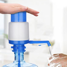 Durable manual water pump for bottled water dispensing.