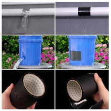 Heavy-duty adhesive tape with waterproof properties for leak repair.