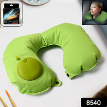 Inflatable & Foldable, Pillow U Shape Air Cushion Travel Pillow, Travel Business Trip Neck Pillow for Long Trips, Ideal for Men & Women Portable, and Perfect for Backpacking, Car Camping, and Even Airplane Travel