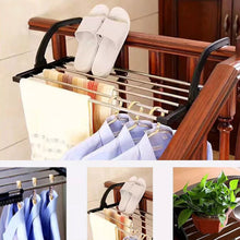 Small steel rack for drying clothes