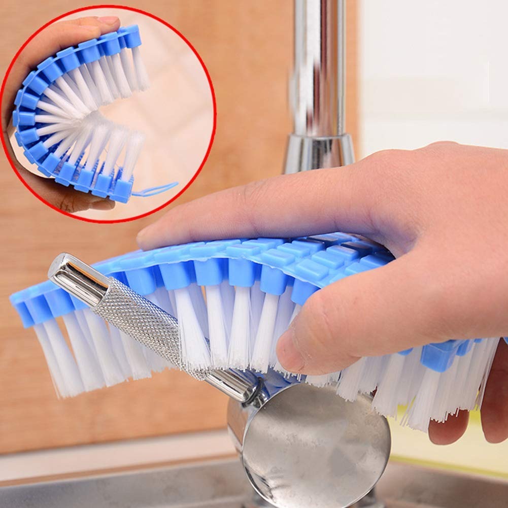 Flexible Plastic Cleaning Brush for Home, Kitchen and Bathroom, Mihikart