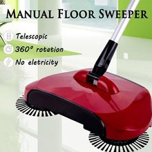 360 rotary broom with dustpan