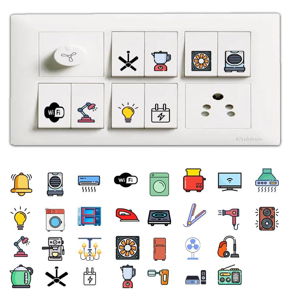 3D Premium Switch Stickers (149 Stickers) - mihikart.com Home Improvement