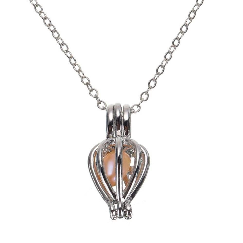 Freshwater Shell Canned Oyster Ocean Love Real Pearl Necklace Set 5bb8c4-09