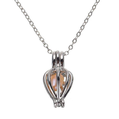 Freshwater Shell Canned Oyster Ocean Love Real Pearl Necklace Set 5bb8c4-09