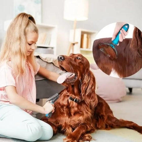 2 in 1 Deshedding Grooming Undercoat Brush 5bb8c4-09