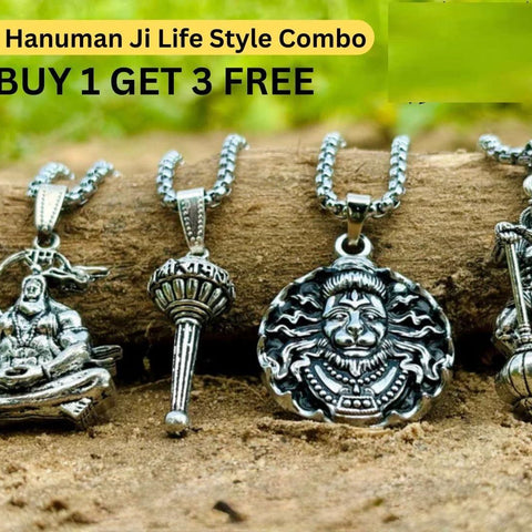 Lord Hanuman Chain With Pendant (Pack of 4) Mihikart-01