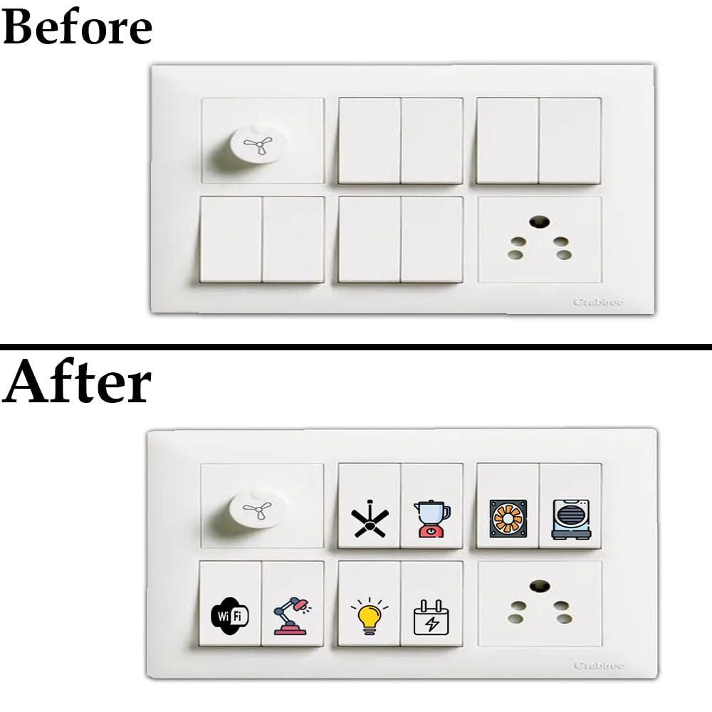 3D Premium Switch Stickers (149 Stickers) - mihikart.com Home Improvement
