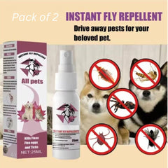 Pet Flea Spray Fast Effect Dog Gnat Pack of 2 5bb8c4-09
