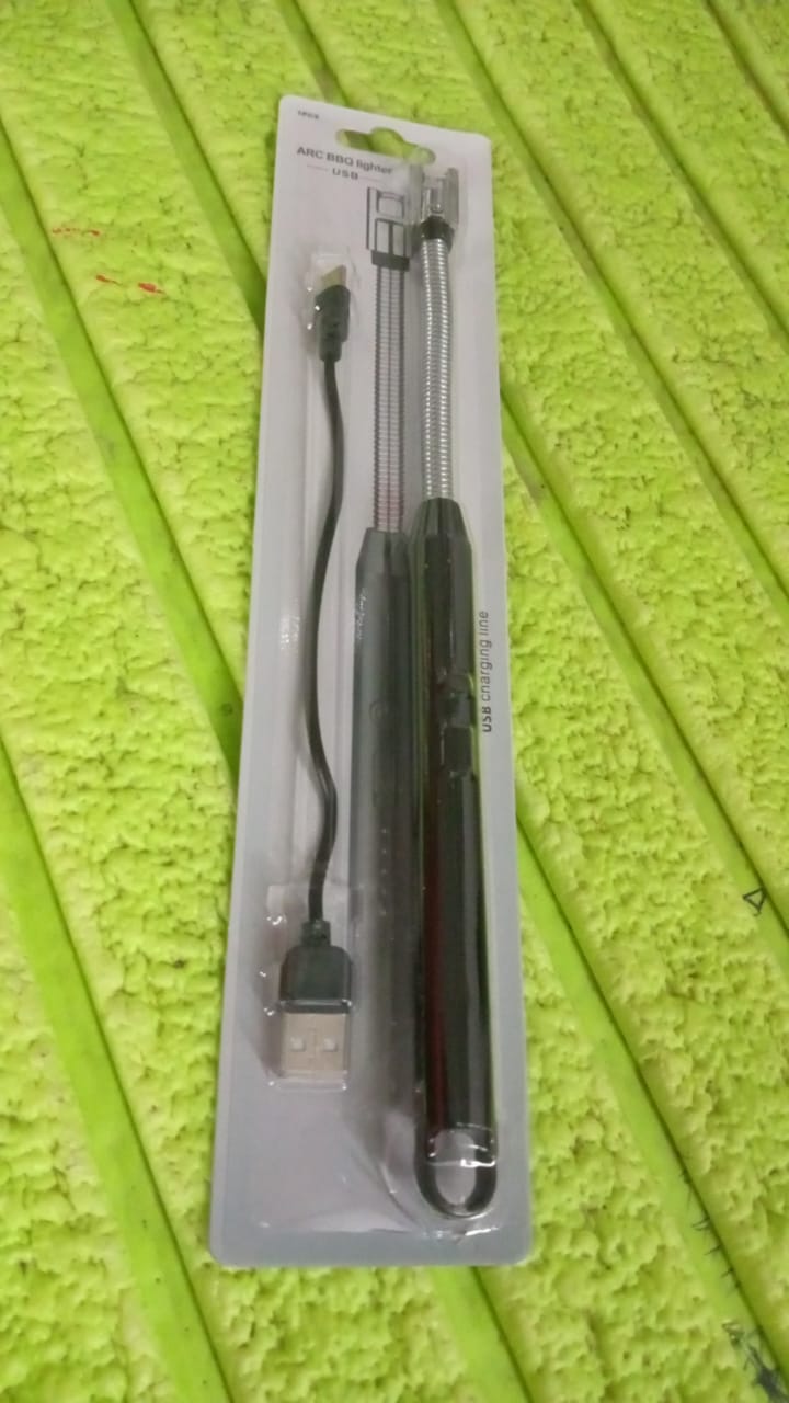 Lighter Long Flexible Electric Arc USB Rechargeable Windproof Flameless Electronic Smoking Plasma Lighters - mihikart.com Home & Kitchen