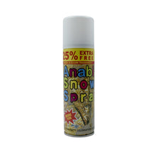 Party snow spray for fun at parties and official gatherings.