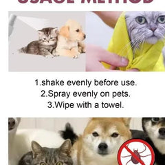 Pet Flea Spray Fast Effect Dog Gnat Pack of 2 5bb8c4-09