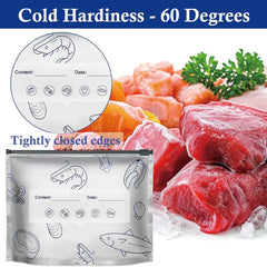 Reusable Aluminum Foil Food Storage Bags Pack of 10 | Leakproof Zip Lock Freezer Bags ✅Trusted Seller