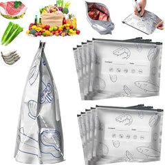 Reusable Aluminum Foil Food Storage Bags Pack of 10