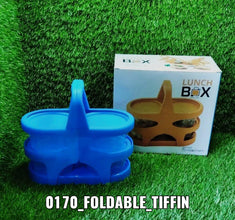 Lunch Box (200 ml each Container) with Attractive Stand - 4 pcs