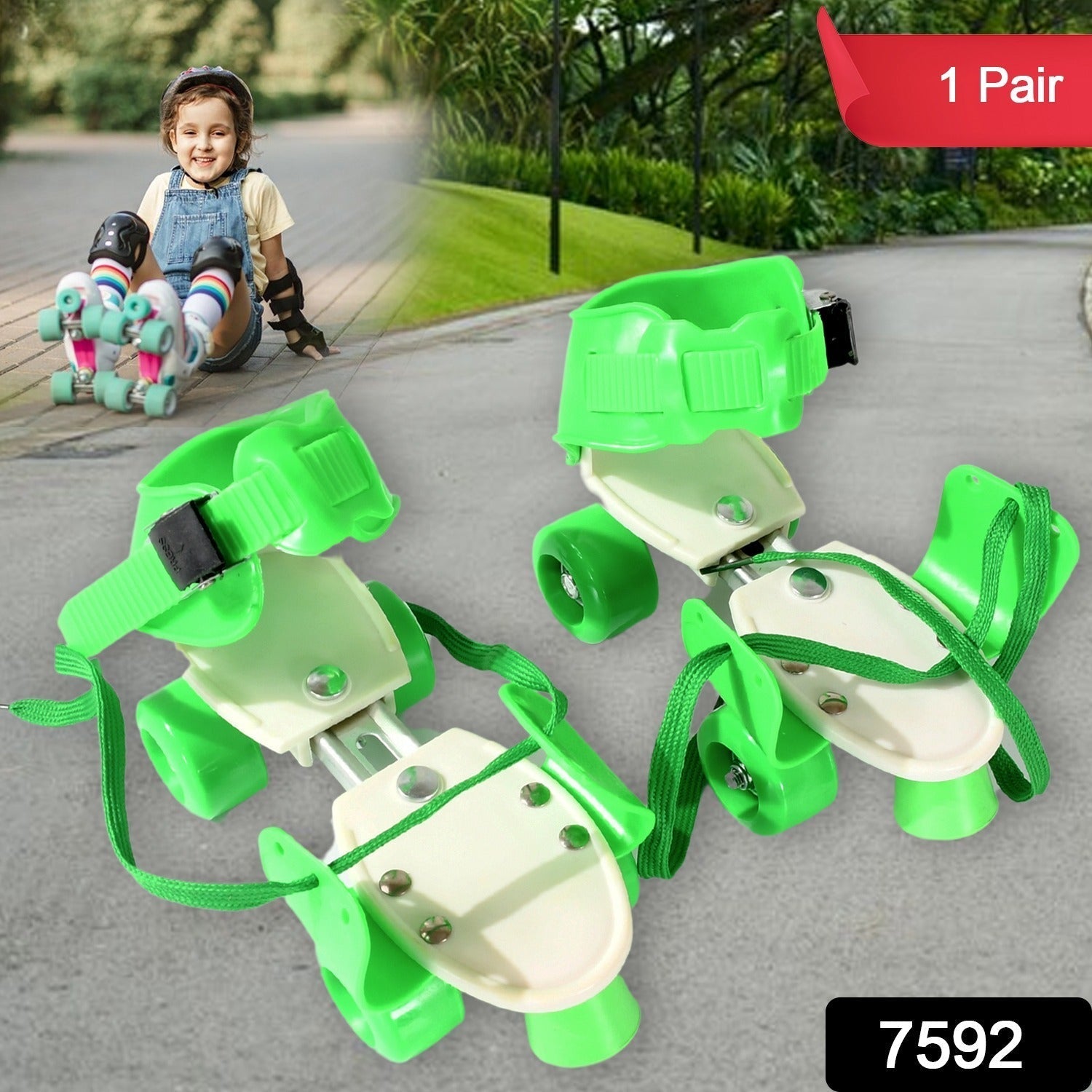 Roller Skates for Kids, Very Adjustable & Comfortable to Use / Roller Skate, Skating / (Pair of 1)  Mihikart
