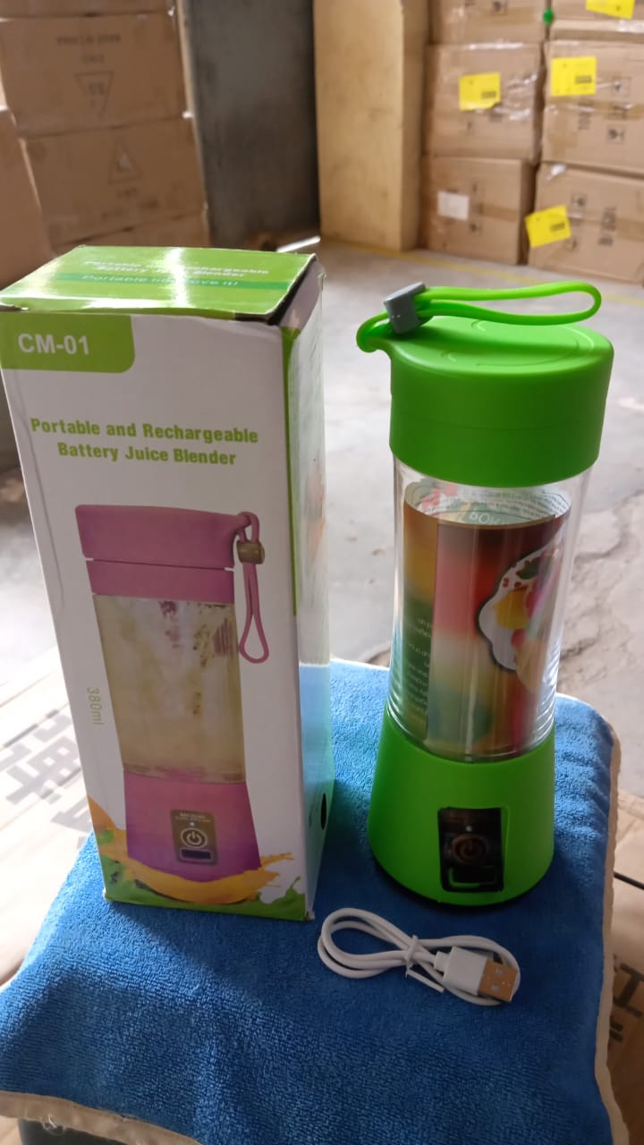 Portable 6 Blade Juicer Cup USB Rechargeable Vegetables Fruit Juice Maker Juice Extractor Blender Mixer Mihikart