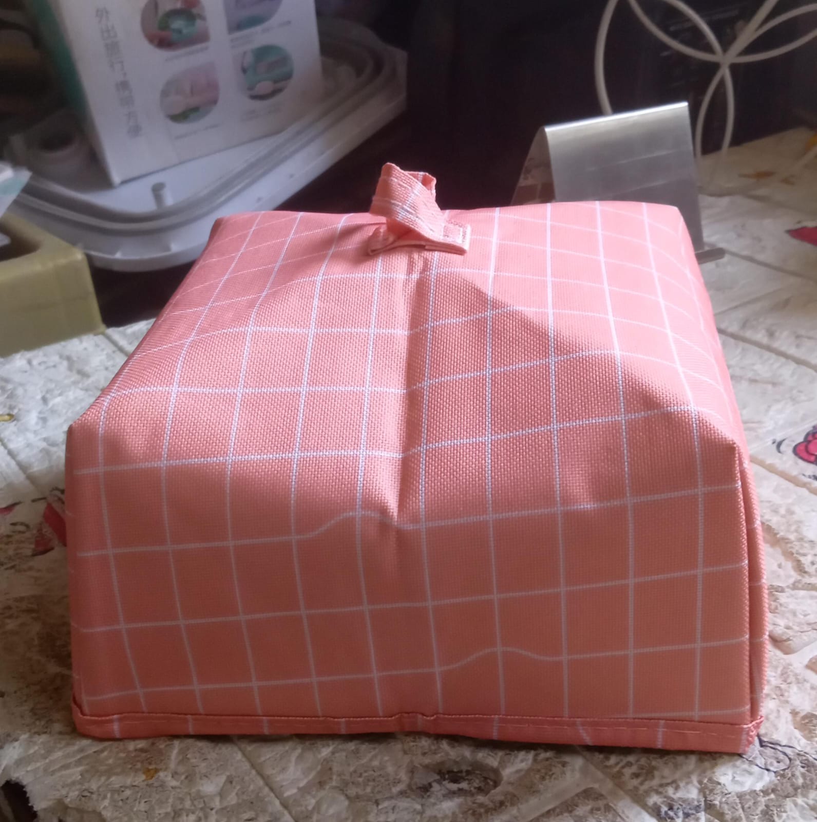8192 Foldable Food Covers Anti-dust Heat Preservation Anti-Fly Mosquito Kitchen Lid Foldable Cover for Hot Food Dish Insulation Cover, Food Warmer Cover, for Kitchen, Picnic (20x20 Cm) Mihikart