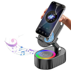 5 In 1 Wireless Induction Speaker | 360° Rotatable Mobile Stand Speaker ✅Trusted Seller