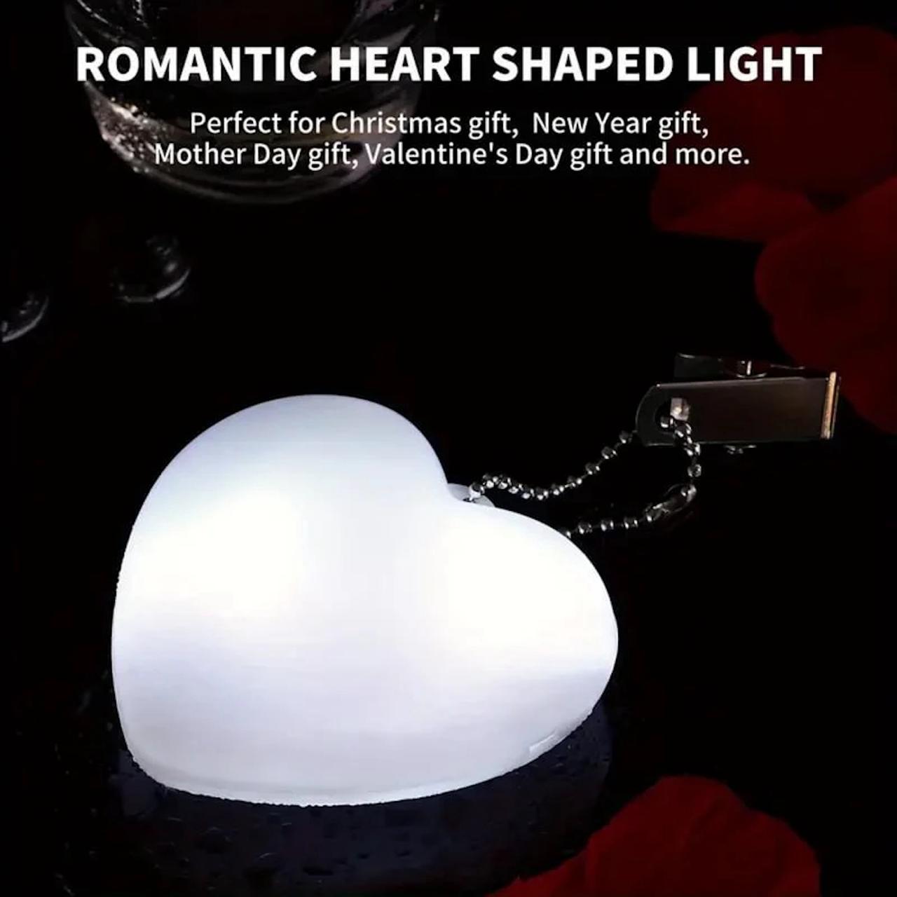 Heart Shaped Purse Light Keychain – Rechargeable LED Bag Light ✅Trusted Seller