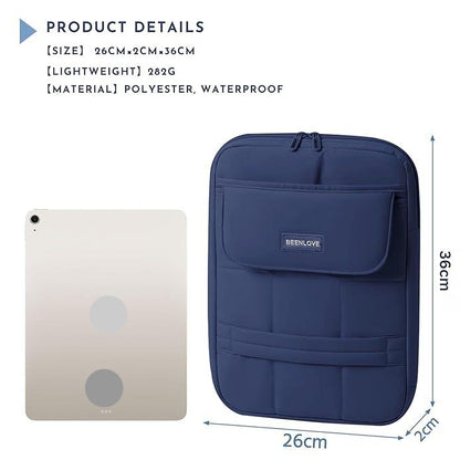 Puffy Laptop Sleeve Bag - Quilted Padded Handbag with Shoulder Strap for Laptop & iPad ✅Trusted Seller