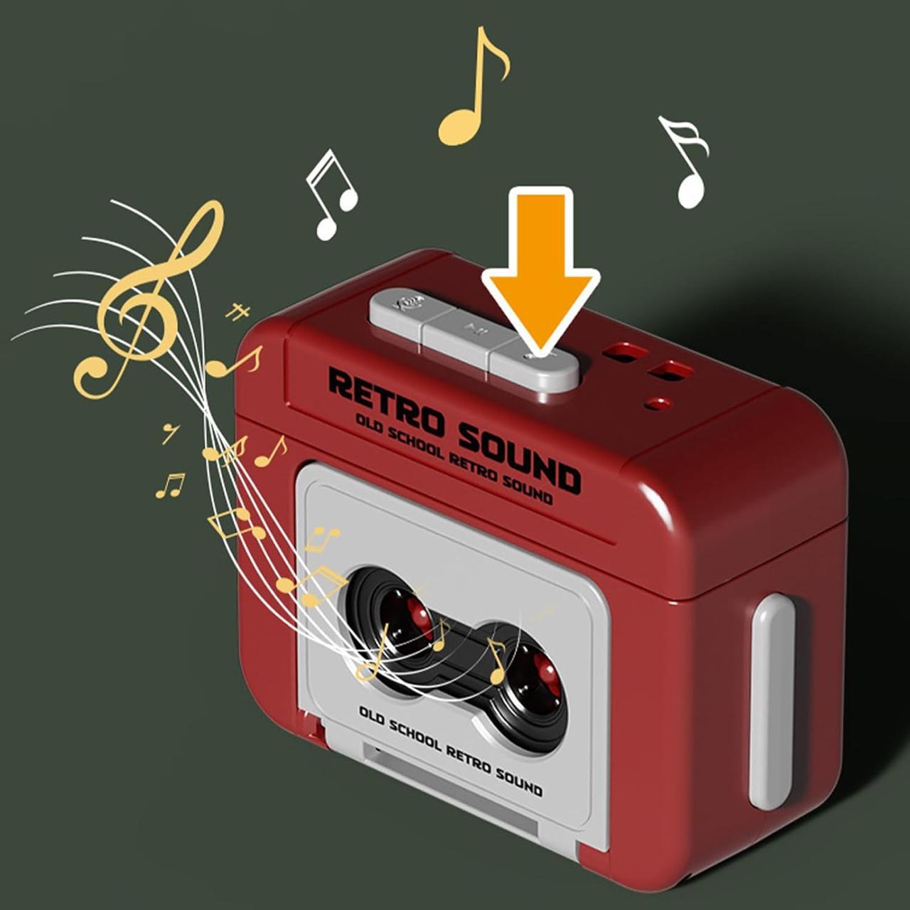 Retro Cassette Tape Keychain - Mini Sound Recorder with Real Audio Playback ✅Trusted Seller