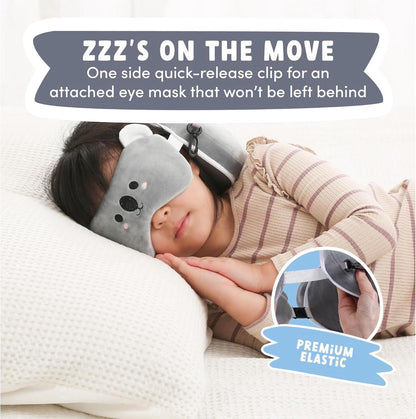 2-in-1 Cute Cartoon Travel Neck Pillow & Eye Mask Set - Memory Foam U-Shape Pillow ✅Trusted Seller