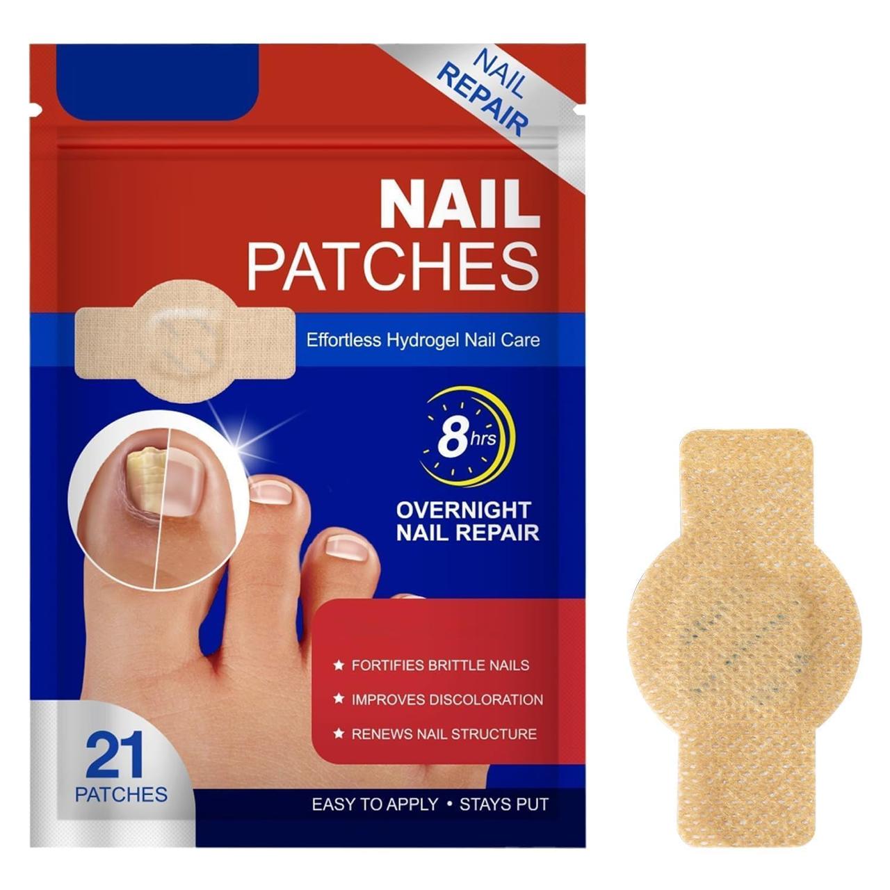 Fungal Nail Repair Patches - 21 PCS Overnight Antifungal Treatment for Toenails & Fingernails ✅Trusted Seller