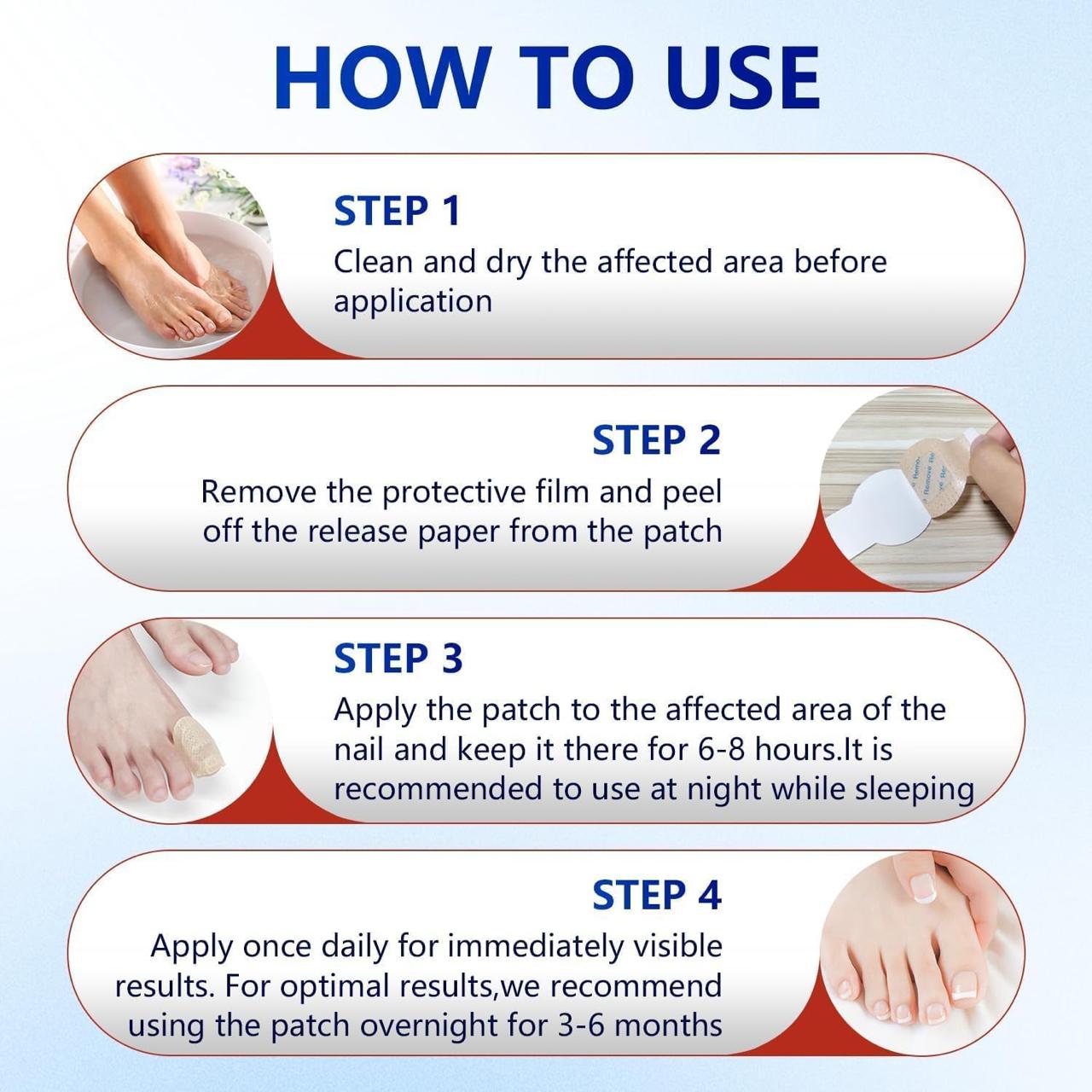 Fungal Nail Repair Patches - 21 PCS Overnight Antifungal Treatment for Toenails & Fingernails ✅Trusted Seller