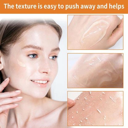 Orange Enzymes Exfoliating Brightening Gel - Dead Skin Remover & Deep Pore Cleanser for Face & Body ✅Trusted Seller