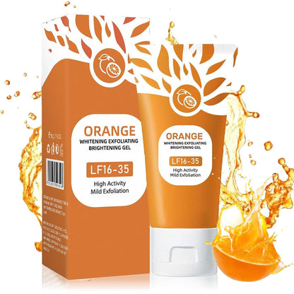 Orange Enzymes Exfoliating Brightening Gel - Dead Skin Remover & Deep Pore Cleanser for Face & Body ✅Trusted Seller