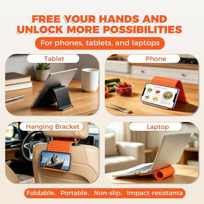 Flexible Foldable Silicone Phone & Tablet Stand ✅Trusted Seller
