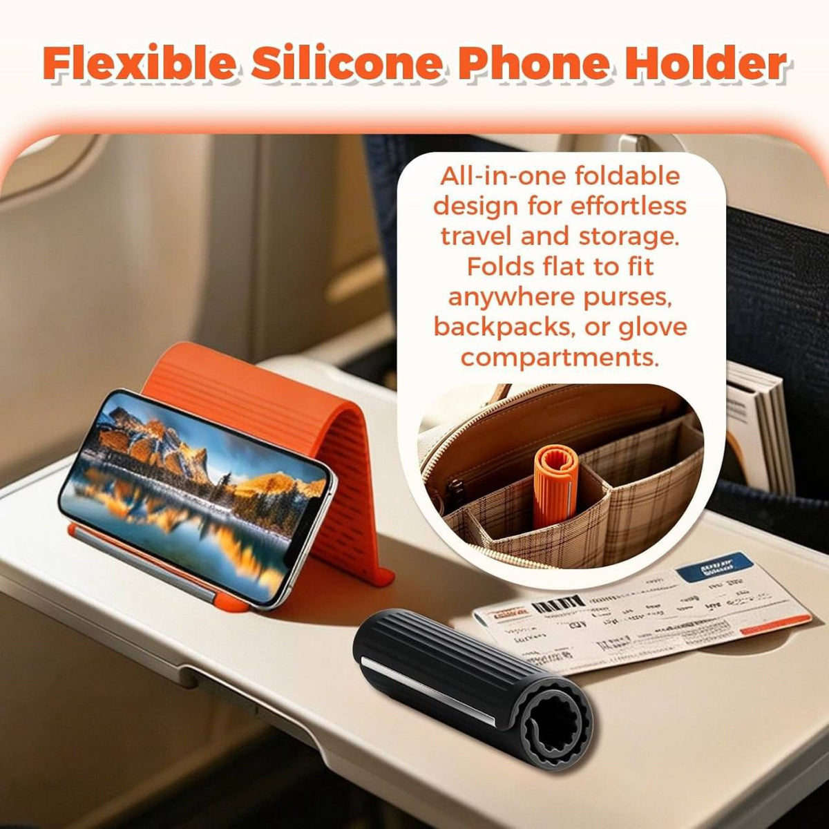 Flexible Foldable Silicone Phone & Tablet Stand ✅Trusted Seller