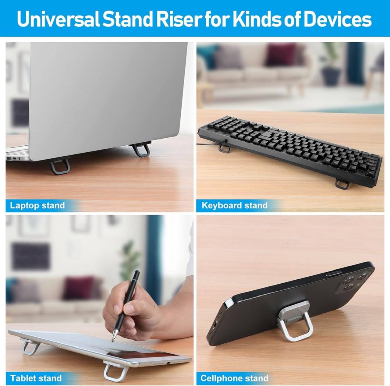 Fast heat dissipation mini laptop stand reduces CPU from 90 degrees to 50 degrees with air circulation