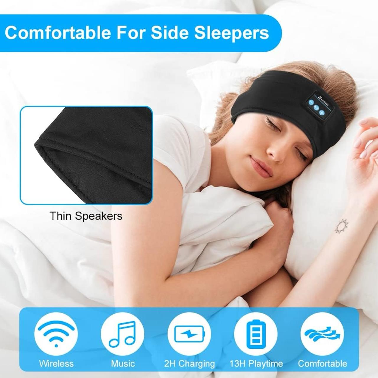 Bluetooth Music Headband - Wireless Sleep Headphones with Ultra-Thin HD Speakers ✅Trusted Seller