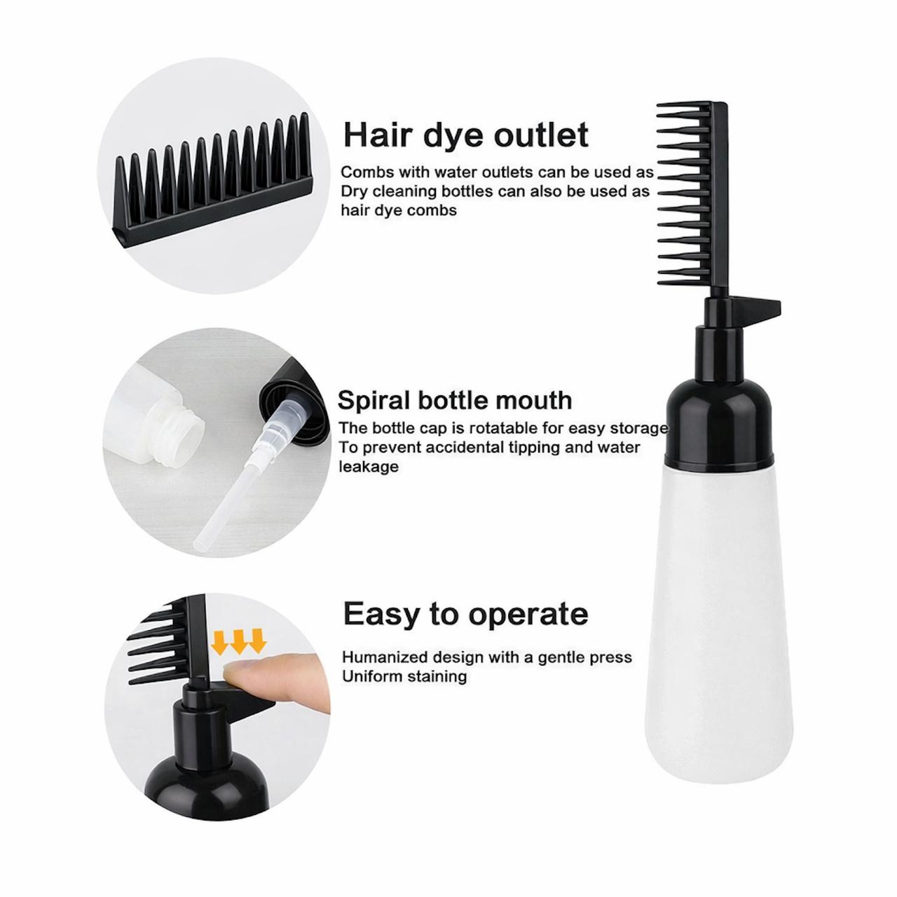 2-in-1 Root Comb Hair Dye Applicator Bottle - Professional Hair Oil & Color Dispensing Tool ✅Trusted Seller