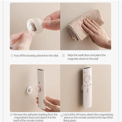 Magnetic hooks wall mount | Pack of 4 mihikart.com