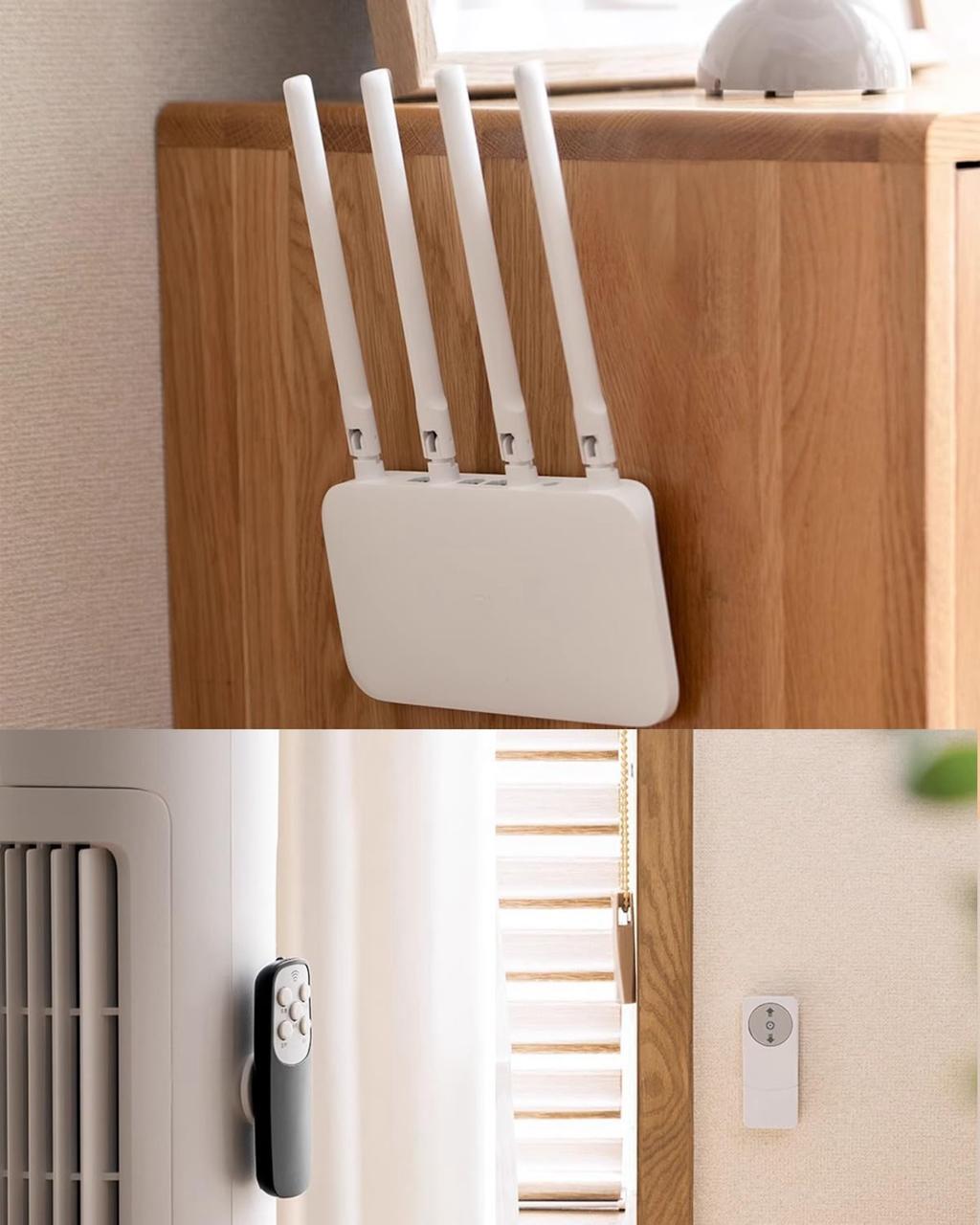 Magnetic hooks wall mount | Pack of 4 mihikart.com