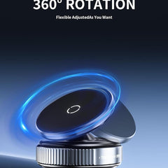 360° Adjustable Vacuum Magnetic Phone Holder Stand – Foldable Suction Car Mount for Dashboard, Windshield & Wall | Retractable Magnetic Bracket for iPhone, Samsung, Android Smartphones ✅Trusted Seller